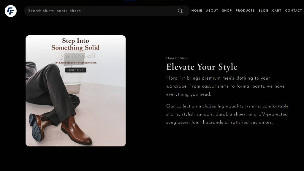 Flora Fit E-Commerce Website